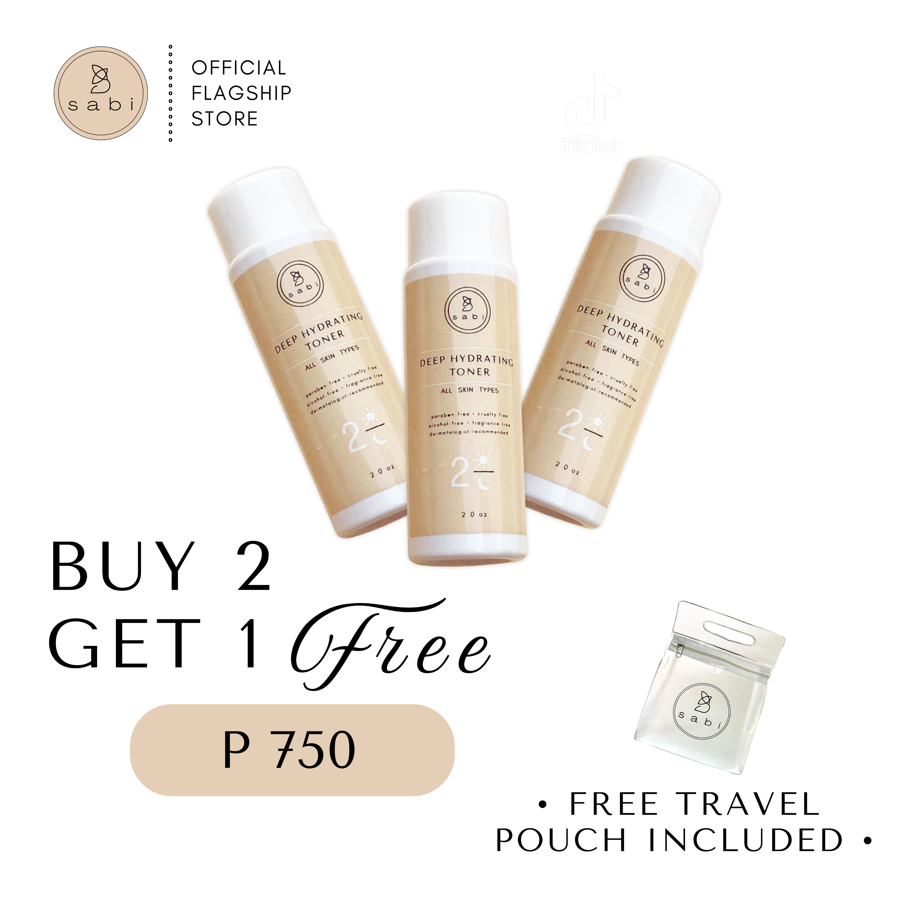 Buy 2 Get 1 Free - Deep Hydrating Toner
