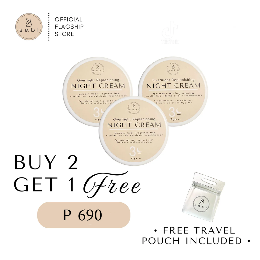 Buy 2 Get 1 Free - Overnight Replenishing Night Cream
