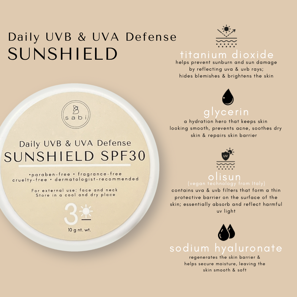 Daily UVB &amp; UVA Defense Sunshield SPF 30