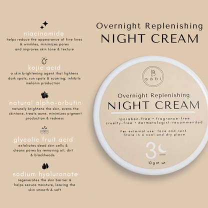 Overnight Replenishing Night Cream